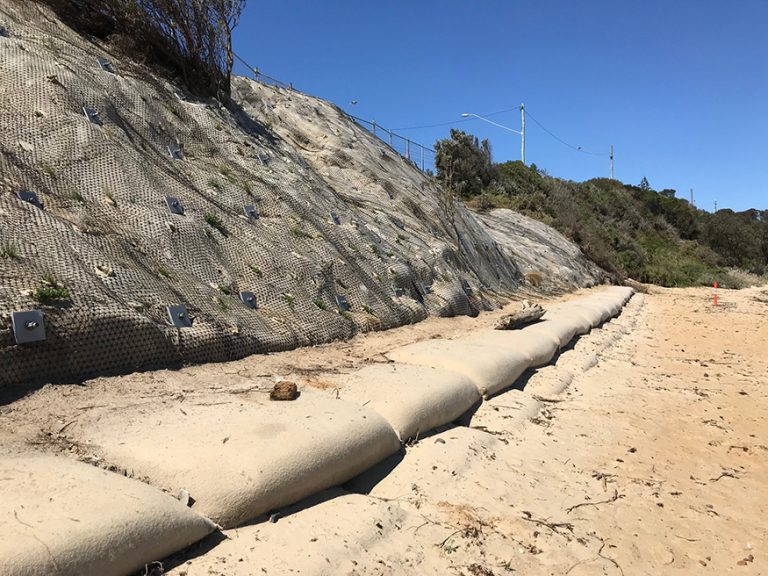 Sandringham erosion mitigation works | AW Maritime