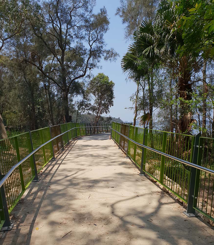 Path leading to Narrabeen pedestrian trail